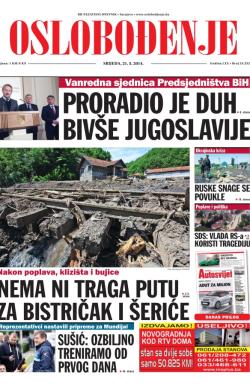 Oslobođenje - broj 24.232, 21. maj 2014.