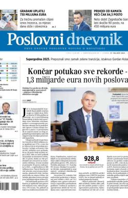 Poslovni Dnevnik - broj 5037, 27. feb 2024.