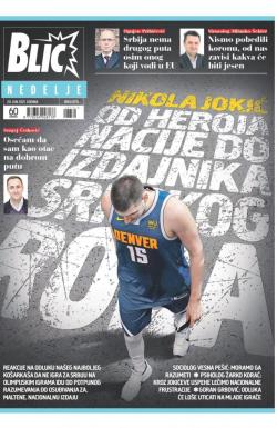 Blic - broj 8731, 20. jun 2021.