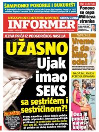Informer CG - broj 1067, 2. nov 2015.