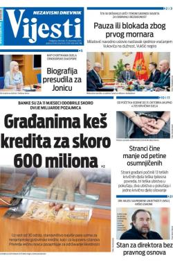 Vijesti - broj 9933, 25. dec 2025.