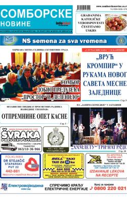 Somborske novine - broj 3066, 29. mar 2013.