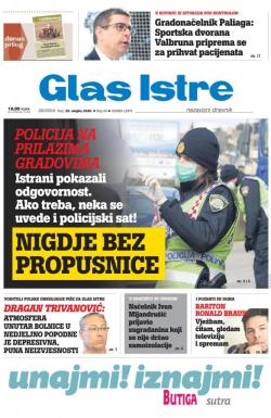 Glas Istre - broj 84, 25. mar 2020.