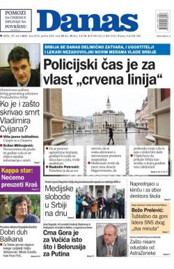 Danas - broj 8570, 17. mar 2021.
