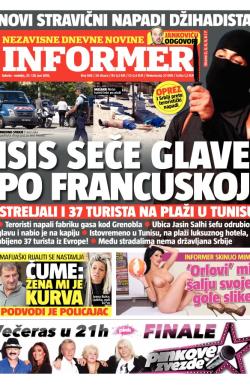 Informer - broj 958, 27. jun 2015.