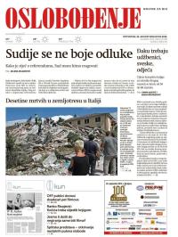 Oslobođenje - broj 25055, 25. avg 2016.