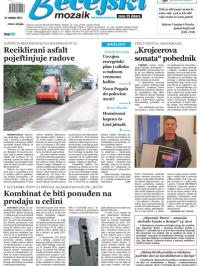 Bečejski mozaik - broj 687, 16. okt 2015.