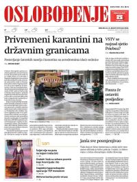Oslobođenje - broj 26327, 15. mar 2020.