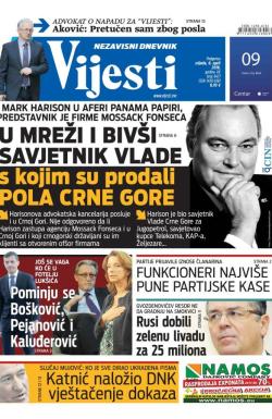 Vijesti - broj 6477, 6. apr 2016.