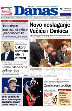 Danas - broj 5716, 24. maj 2013.
