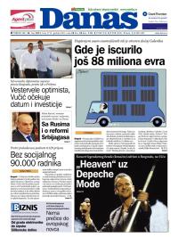 Danas - broj 5712, 20. maj 2013.