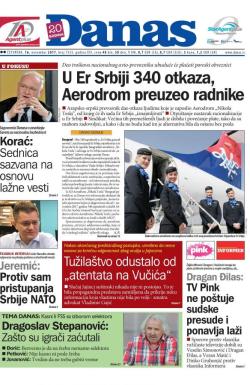 Danas - broj 7353, 16. nov 2017.