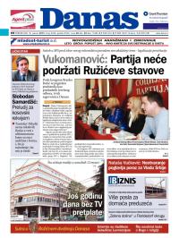 Danas - broj 6308, 5. jan 2015.