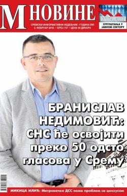 M Novine, Sr. Mitrovica - broj 737, 3. feb 2016.