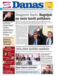 Danas - broj 7031, 29. dec 2016.