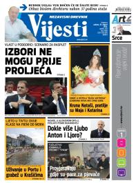 Vijesti - broj 5886, 16. avg 2014.