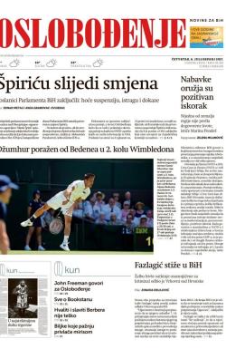 Oslobođenje - broj 25363, 6. jul 2017.