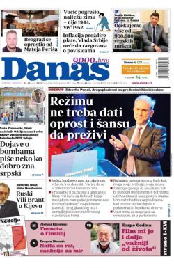 Danas - broj 9000-9001, 21. maj 2022.