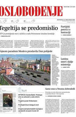 Oslobođenje - broj 26413, 25. jun 2020.