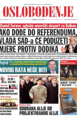 Oslobođenje - broj 24.788, 28. nov 2015.