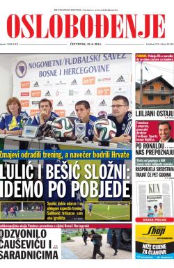 Oslobođenje - broj 24.261, 19. jun 2014.