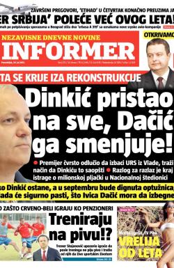 Informer - broj 375, 29. jul 2013.