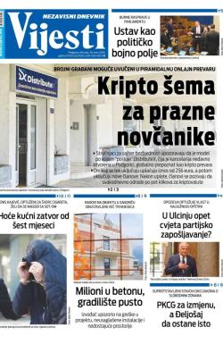 Vijesti - broj 10020, 26. mar 2026.