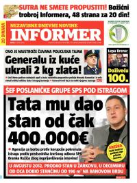 Informer - broj 205, 5. jan 2013.