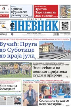 Dnevnik - broj 28087, 25. maj 2025.