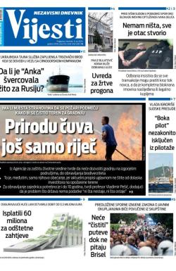 Vijesti - broj 9787, 31. jul 2025.