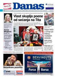 Danas - broj 6426, 4. maj 2015.