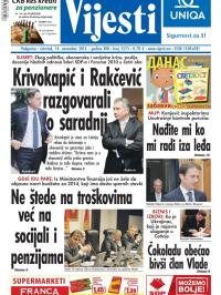 Vijesti - broj 5575, 14. nov 2013.
