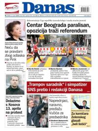 Danas - broj 7855, 2. apr 2019.