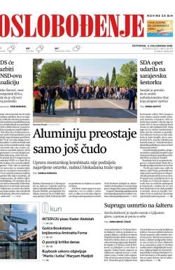 Oslobođenje - broj 26077, 4. jul 2019.