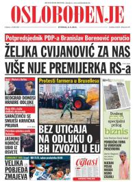 Oslobođenje - broj 24.707, 8. sep 2015.