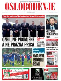 Oslobođenje - broj 24.547, 1. apr 2015.