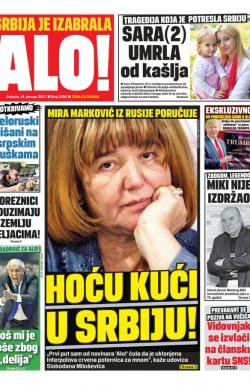 Alo - broj 3193, 14. jan 2017.
