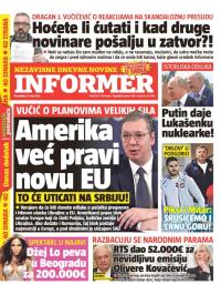 Informer - broj 3328, 27. mar 2023.