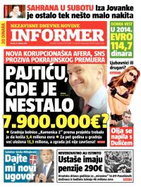 Informer - broj 448, 22. okt 2013.