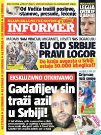 Informer - broj 1276, 9. jul 2016.