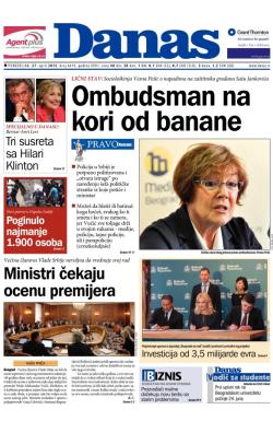 Danas - broj 6419, 27. apr 2015.