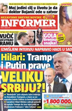 Informer - broj 1359, 14. okt 2016.