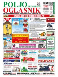 Poljoprivredni Oglasnik - broj 410, 8. nov 2019.