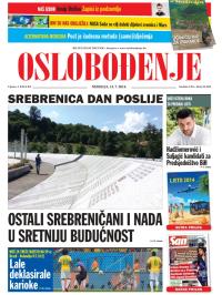 Oslobođenje - broj 24.285, 13. jul 2014.