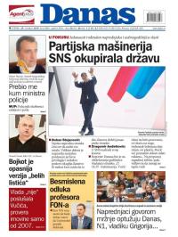 Danas - broj 8065, 29. okt 2019.