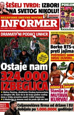 Informer - broj 1012, 29. avg 2015.