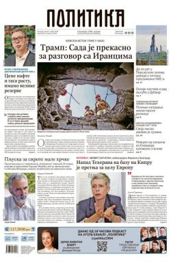 Politika - broj 40314, 4. mar 2026.