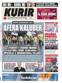 Kurir - broj 4317, 10. mar 2026.