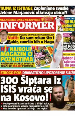 Informer - broj 1693, 15. nov 2017.