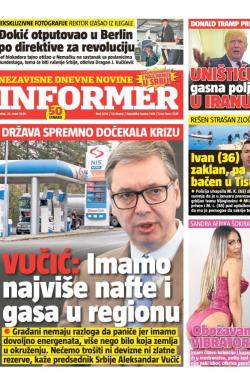 Informer - broj 4236, 20. mar 2026.